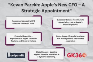 Kevan Parekh appointed as Apple’s new CFO, succeeding Luca Maestri.