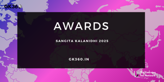 Sangita Kalanidhi 2025