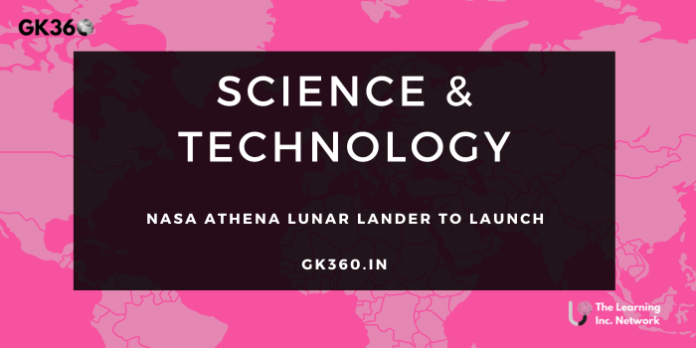 NASA Athena Lunar Lander to Launch on SpaceX