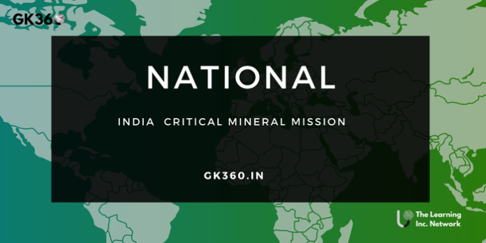 India Critical Mineral Mission 2025