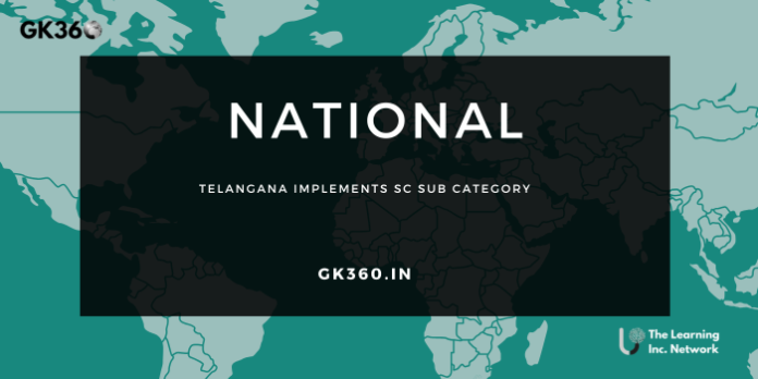 Telangana Implements SC Sub Category